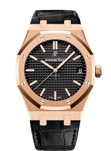 audemars piguet rose gold leather strap|audemars piguet silicone strap.